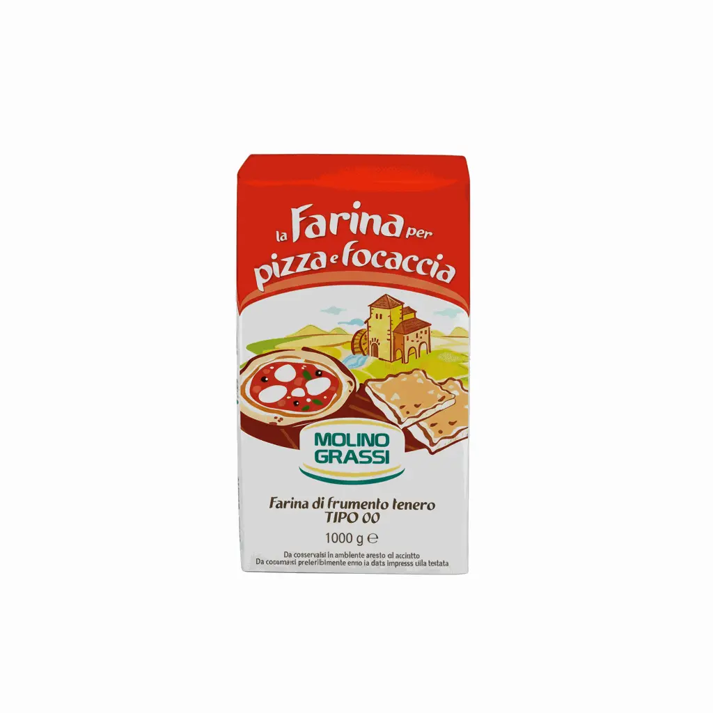 Pizzamehl Typ 00 Molino Grassi 1kg - Mehl für Pizza & Focaccia