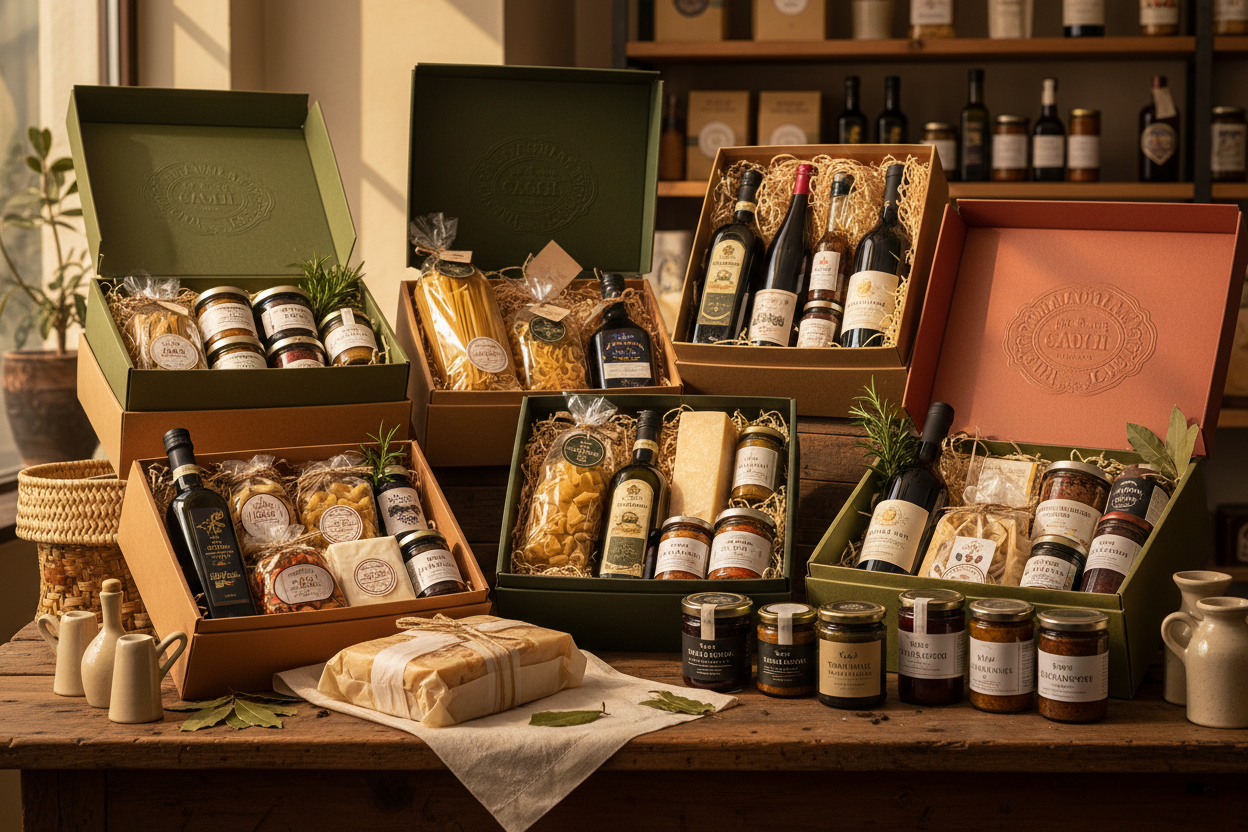 Geschenkbox - italienische Feinkost Scarati