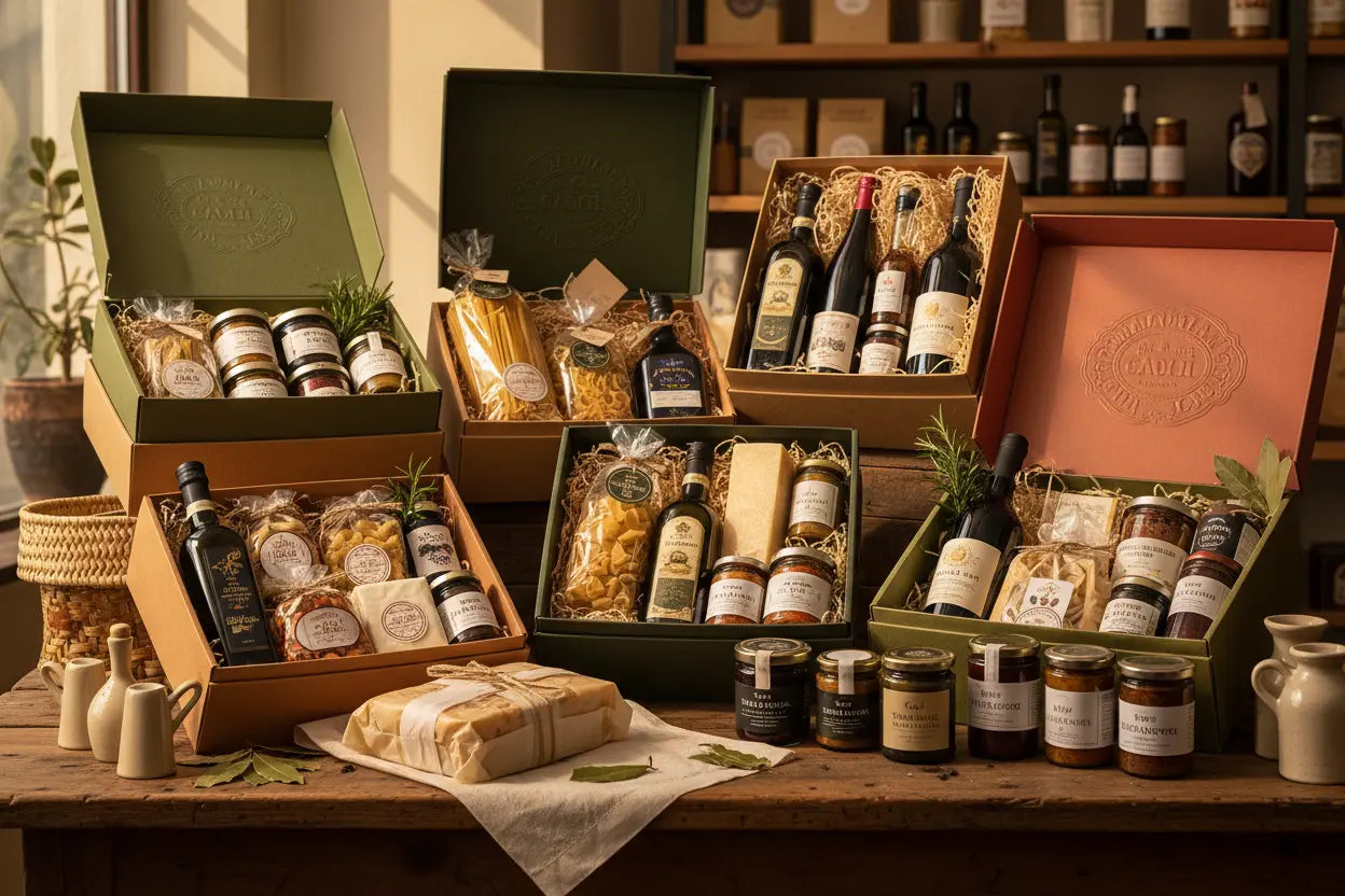 Geschenkbox - italienische Feinkost Scarati