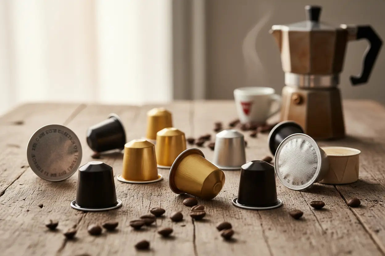 Kaffeepads-Kapseln italienische Feinkost Scarati