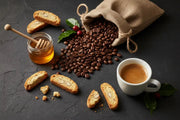 Geschenkset „Caffè Italiano komplett" – Bohnen, gemahlen & Dolce italienische Feinkost Scarati
