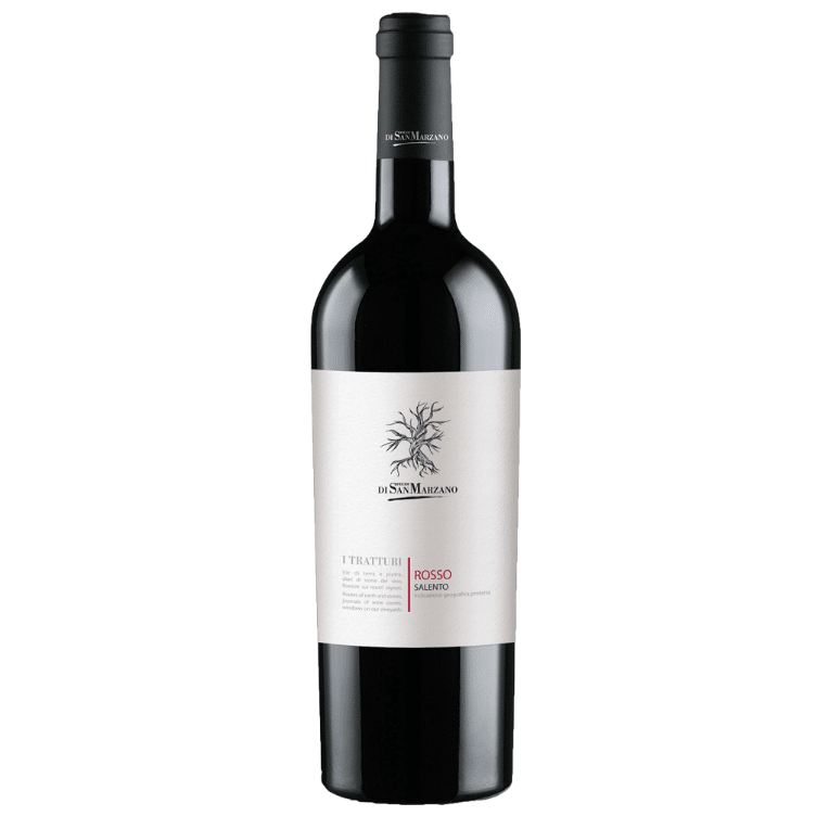 SAN MARZANO Rosso Salento IGP I Tratturi 2022-italienische Feinkost Scarati