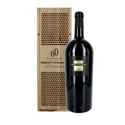 Cantine San Marzano Sessantanni Primitivo di Manduria DOP 6 l mit Holzkiste – edler Rotwein aus Apulien-italienische Feinkost Scarati