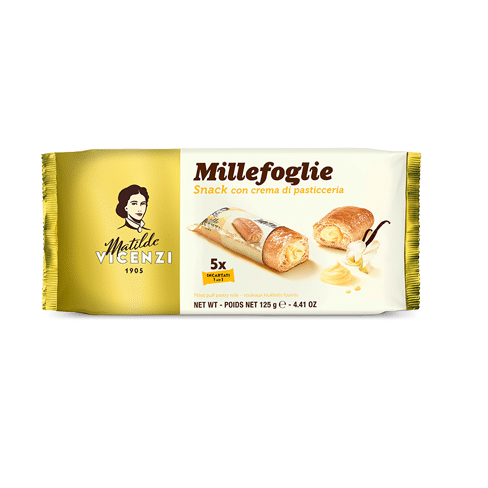 Millefoglie crema "Vicenzi" 125g-italienische Feinkost Scarati