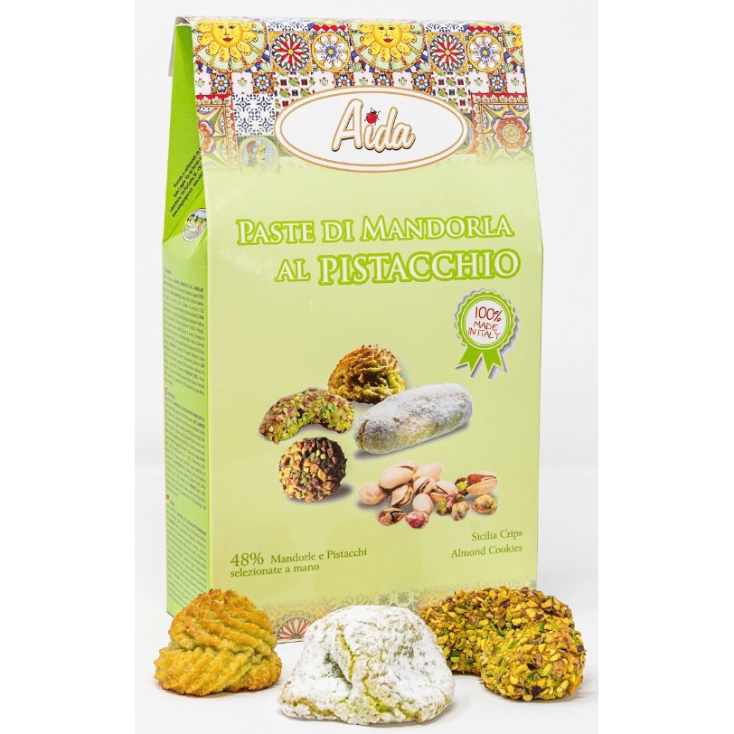 Paste di Mandorle Pistacchio "AIDA" 200g-italienische Feinkost Scarati