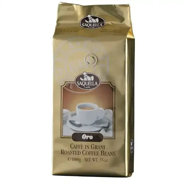 Saquella ORO BAR Kaffee Espresso Bohnen 1kg-italienische Feinkost Scarati