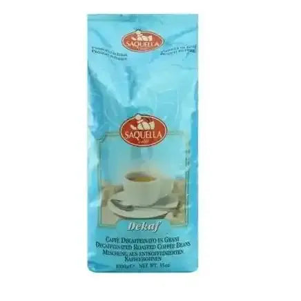 Saquella BAR ganze Bohne "Dekaf" 1 Kg-italienische Feinkost Scarati