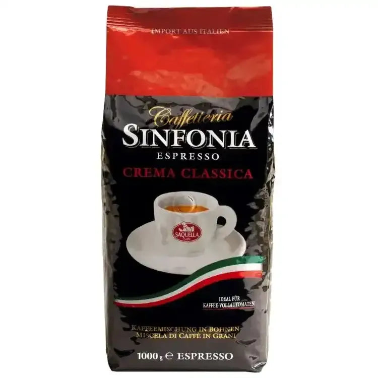 Saquella Sinfonia ganze Bohne "Crema classica" 1 Kg-italienische Feinkost Scarati