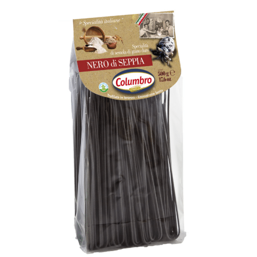 Spaghetti al Nero di Seppia 500 g-italienische Feinkost Scarati