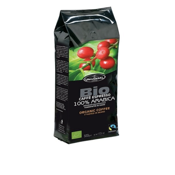 Universal Caffe ganze Bohne Bio Fair Trade 100% Arabica-italienische Feinkost Scarati