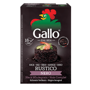 Schwarzer Vollkorn Reis „Gallo“ 500 g – Italienischer Reis-italienische Feinkost Scarati