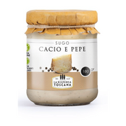 Käse & Pfeffersoße „Sughi Toscana“ 180 g – Cacio e Pepe Sauce aus Italien-italienische Feinkost Scarati