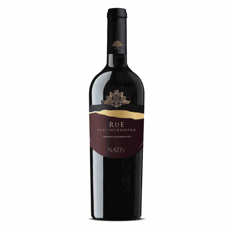 Rue dell’Inchiostro Aglianico IGT „NATIV“ 0,75 l – Rotwein aus Kampanien-italienische Feinkost Scarati
