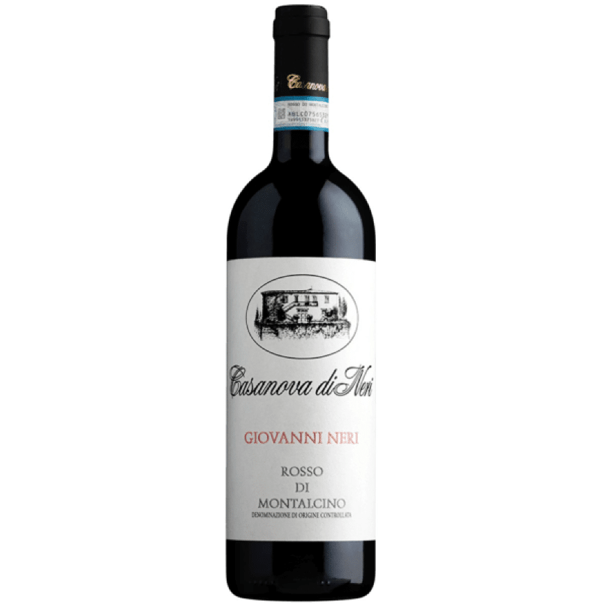 Rosso di Montalcino DOC 2023 „Casanova di Neri“ 0,75 l – toskanischer Rotwein mit Eleganz-italienische Feinkost Scarati