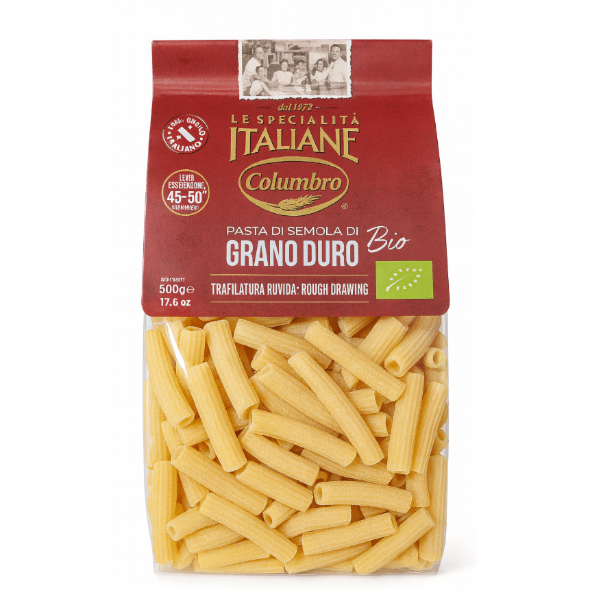 Sedanini „Columbro“ Bio 500 g – Pasta di Semola di Grano Duro aus Italien-italienische Feinkost Scarati