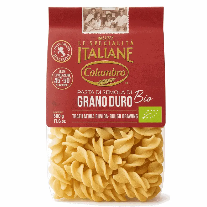 Fusilloni „Columbro“ Bio 500 g – Hartweizengrießnudeln aus Italien (Kopie)-italienische Feinkost Scarati