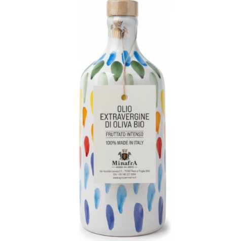 Minafra 0,5 L Bio-Olivenöl aus Apulien-italienische Feinkost Scarati