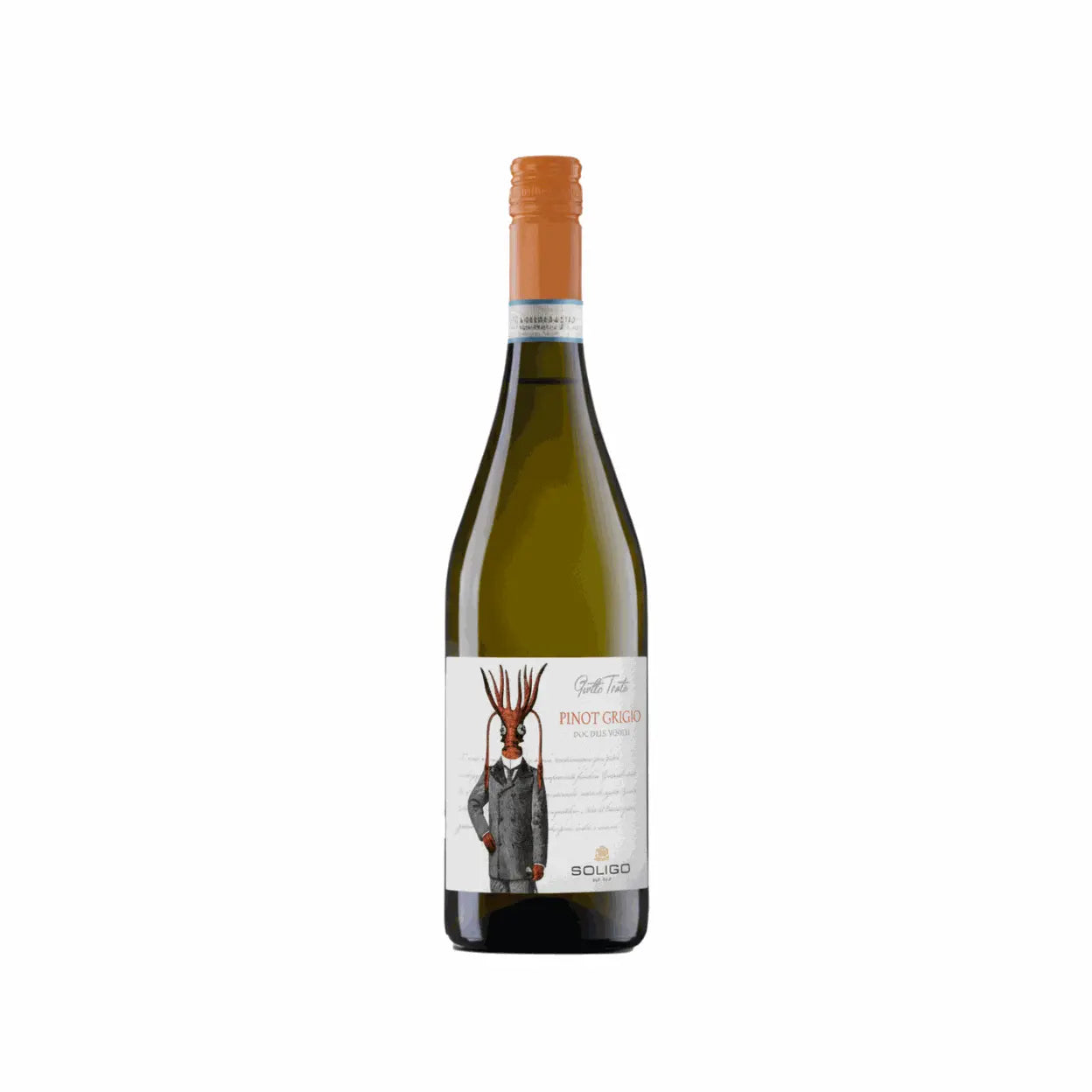 Colli del Soligo Pinot Grigio delle Venezie DOC - 0,75 Liter-italienische Feinkost Scarati