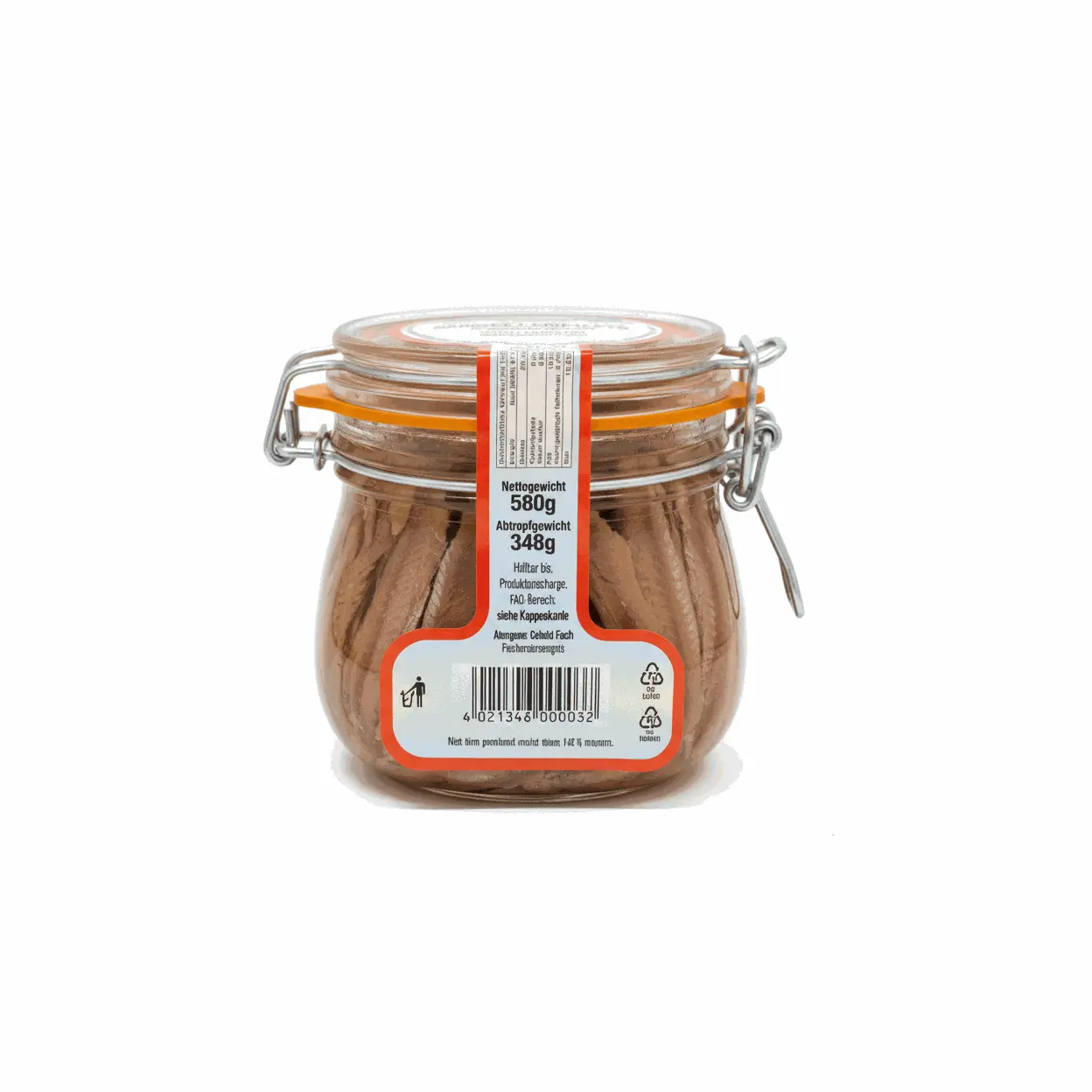 Sardinenfilets in Sonnenblumenöl - Antica Tonnara di Minghetti e Tammaro - 580g-italienische Feinkost Scarati