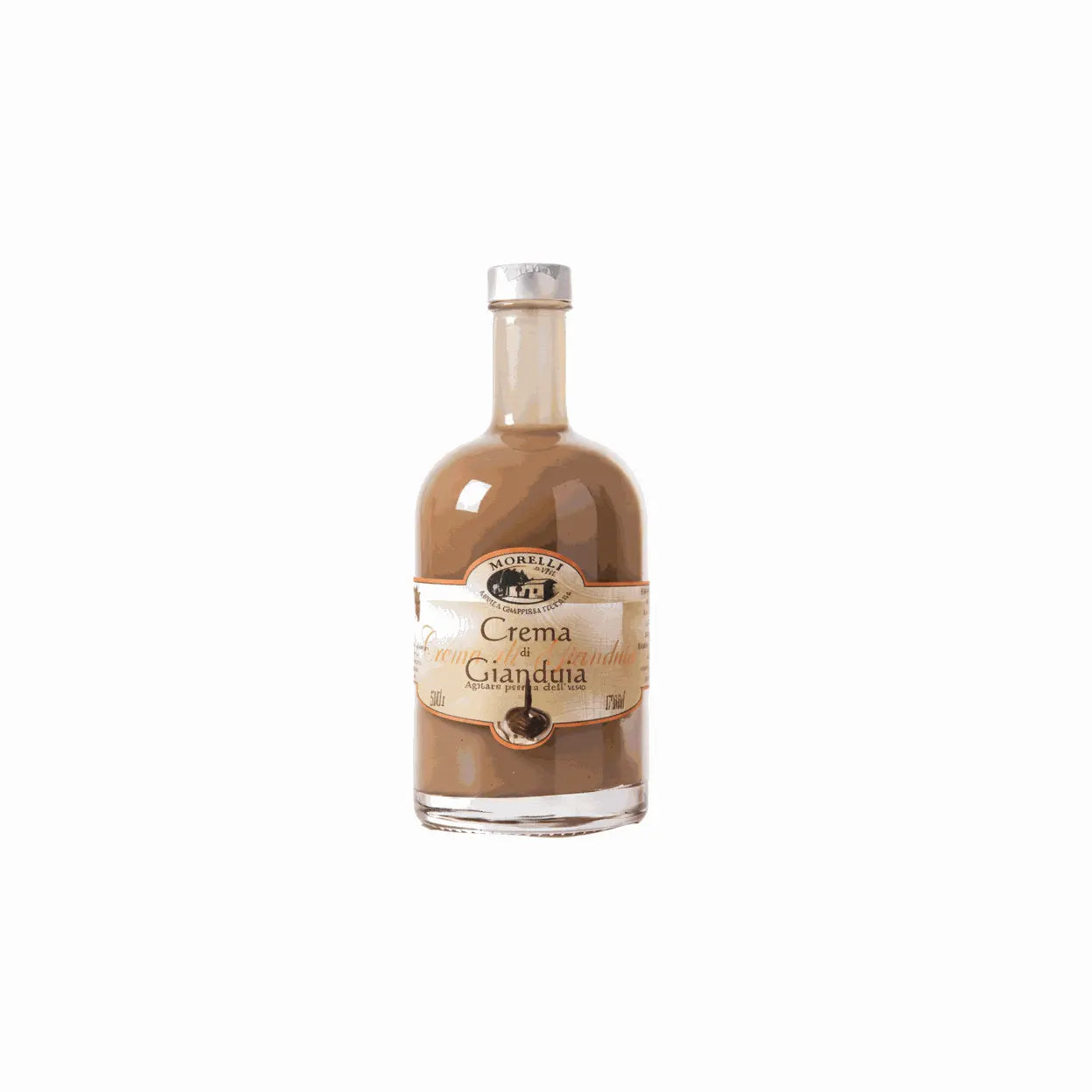 Morelli Gianduia Sahnelikör – 0,5 Liter-italienische Feinkost Scarati