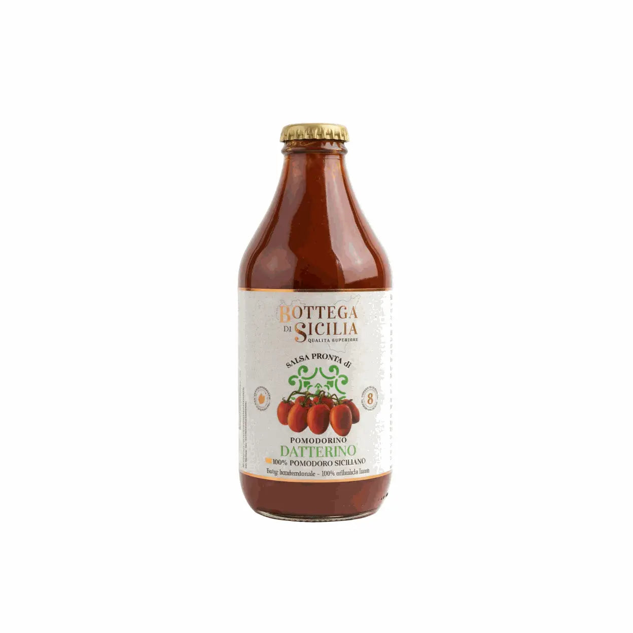 Rote Datterino-Tomaten von Bodega di Sicilia – 330 g-italienische Feinkost Scarati