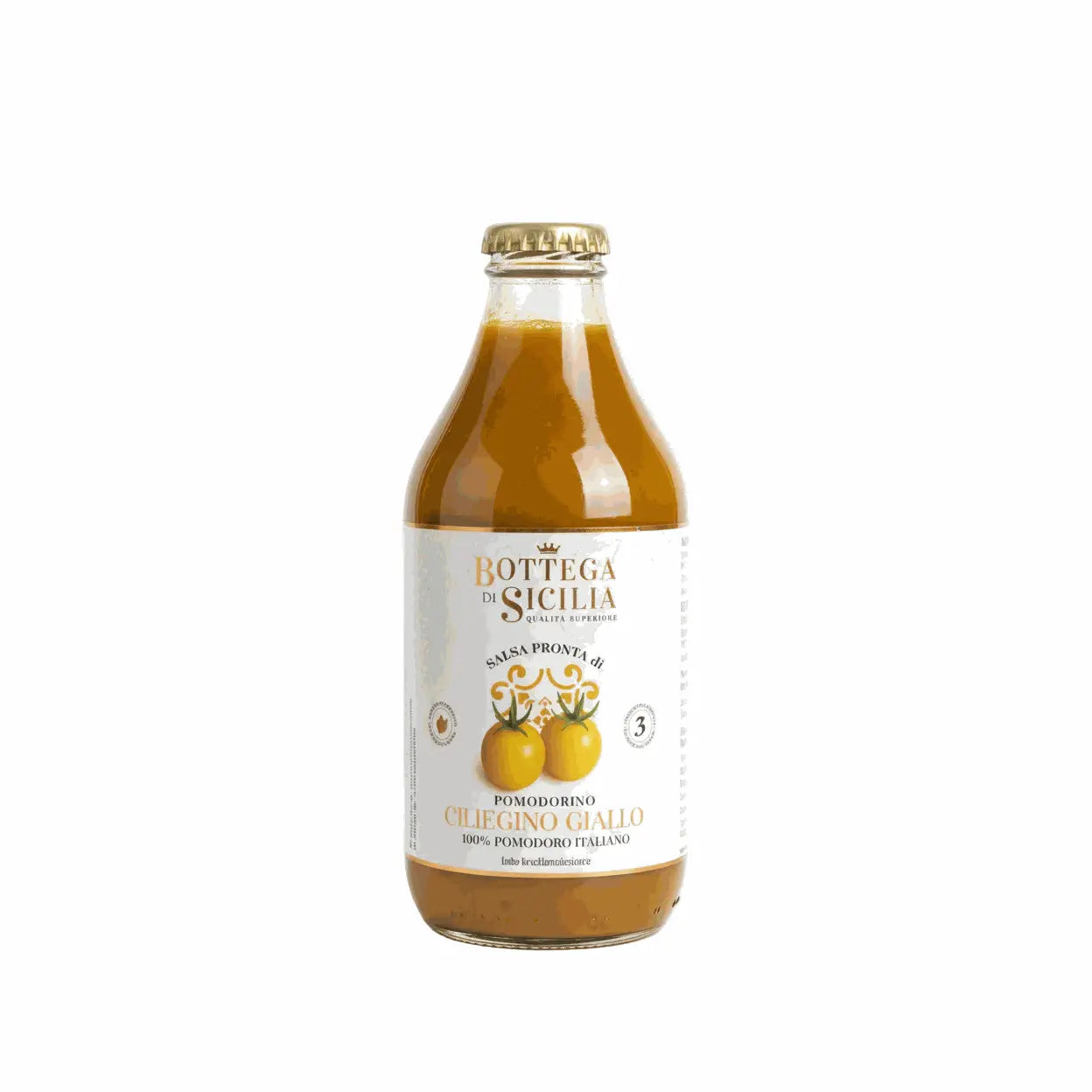 Bodega di Sicilia Gelbe Datterino-Tomaten – 330 g-italienische Feinkost Scarati