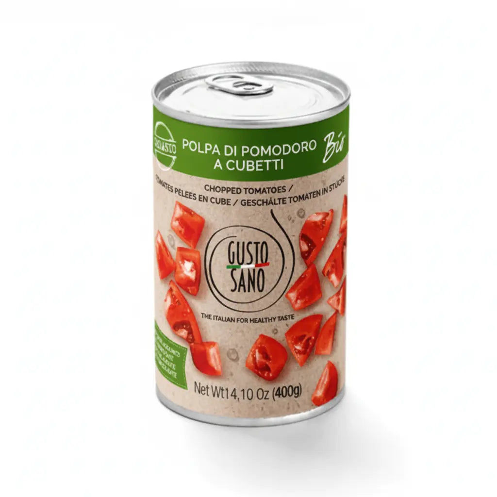 Tomatenstücke BIO "Gusto Sano" 400g - italienische Feinkost Scarati