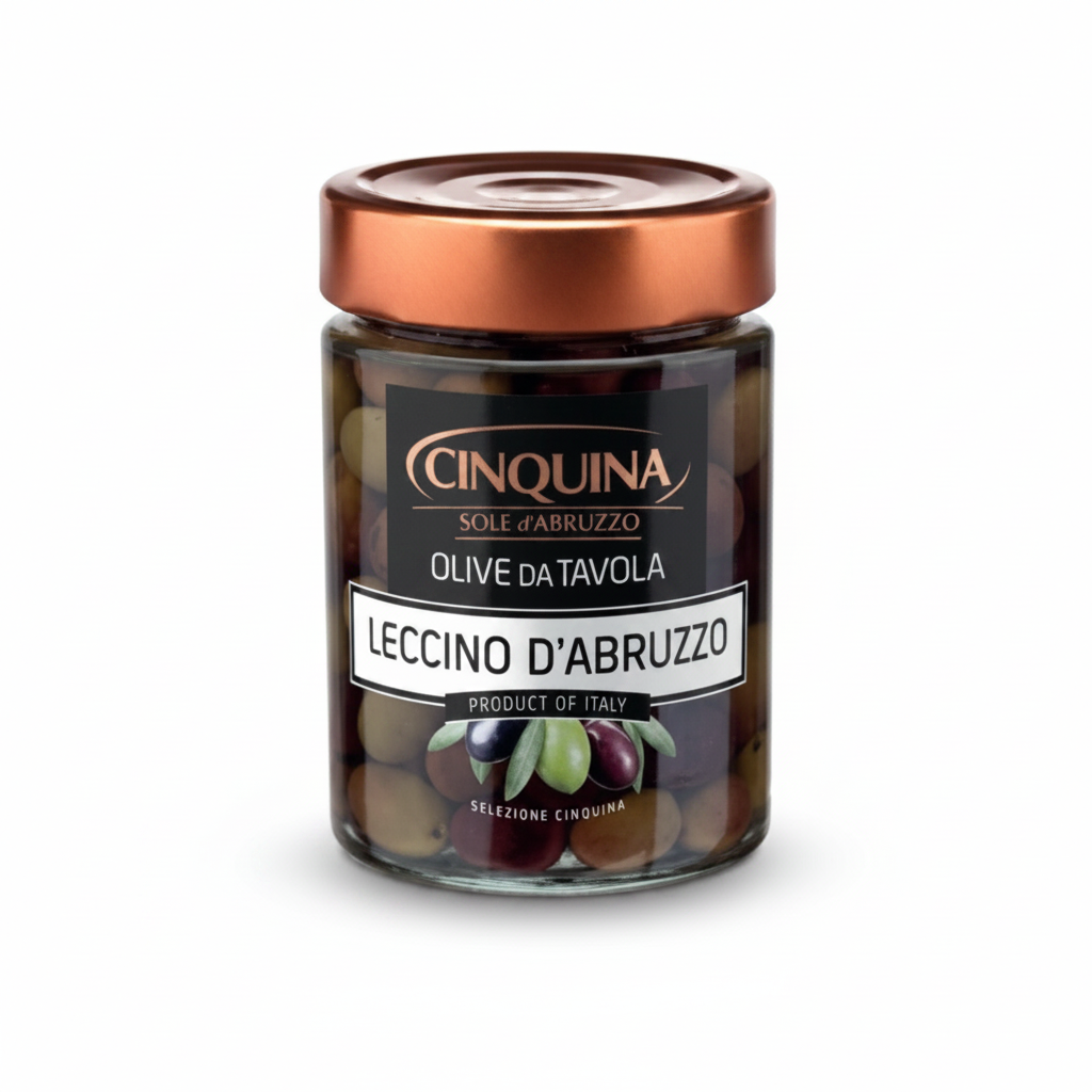 Oliven Leccino "Cinquina" 180g Cinquina