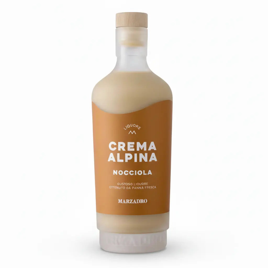 Crema di Nocciola 0,7 l Marzadro – Italienischer Haselnuss-Cremelikör - italienische Feinkost Scarati