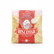 Riscossa Penne Zite Rigate n°27 500 g – Italienische Hartweizen-Pasta - italienische Feinkost Scarati