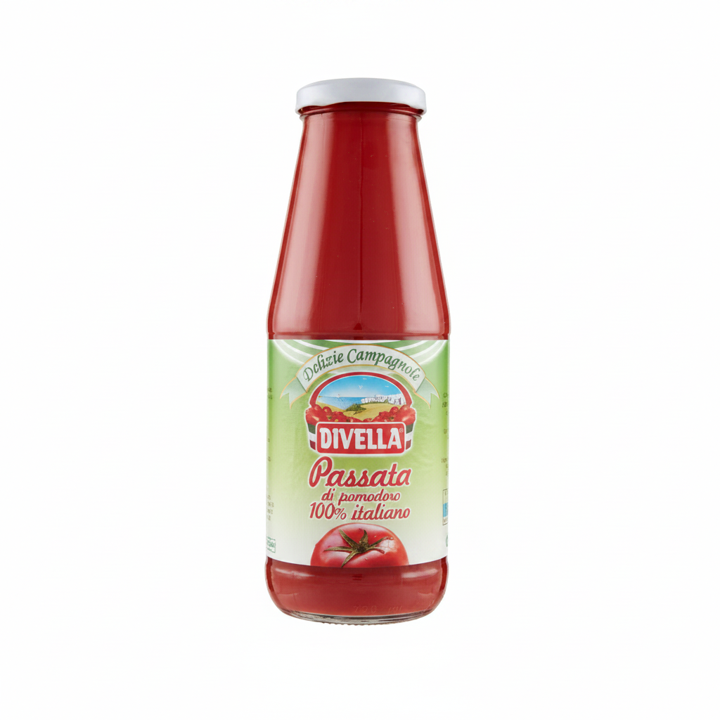 Divella Passata 680 g – Passierte italienische Tomaten