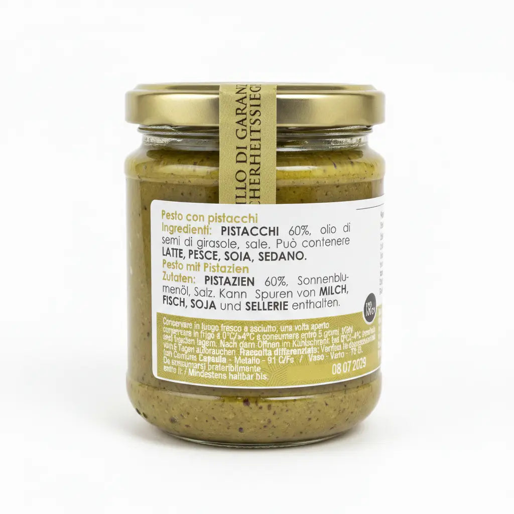 Pesto di Pistacchi 180 g – Pistazien-Pesto aus der Toskana