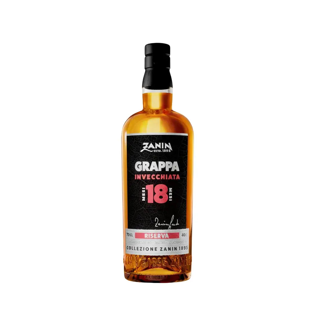 Zanin Grappa Invecchiata Riserva 18 Mesi 40% 0,7 L Zanin