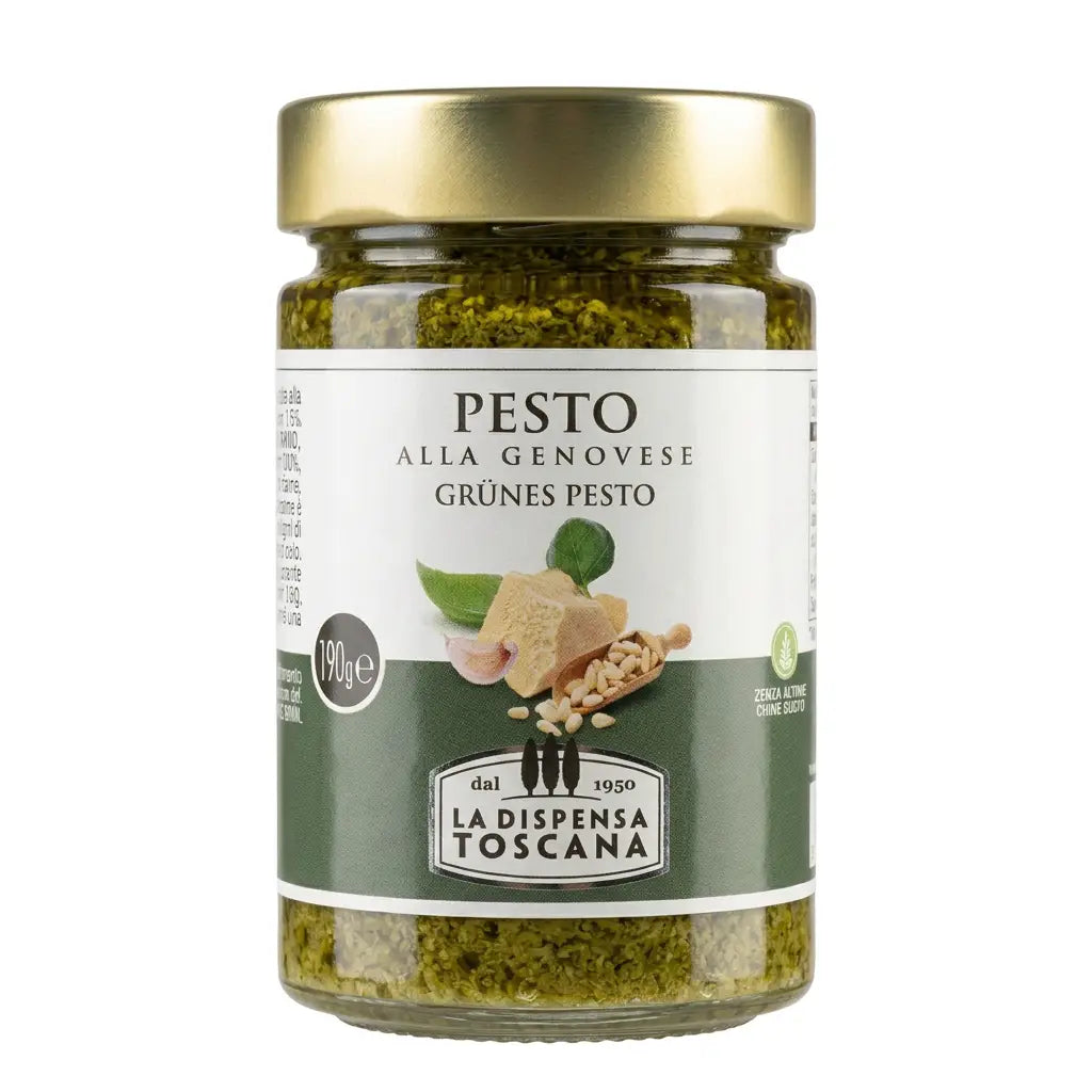 Pesto Genovese „La Dispensa Toscana“ 190 g – Klassisches Basilikum-Pesto aus Italien La Dispensa Toscana