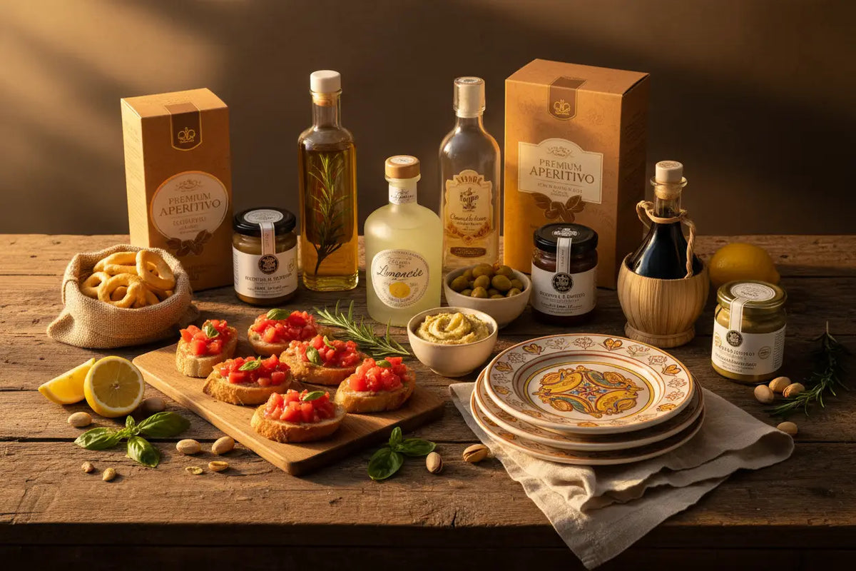 Dolce Vita Aperitivo – Antipasti, Öl & Limoncello Feinkost Scarati