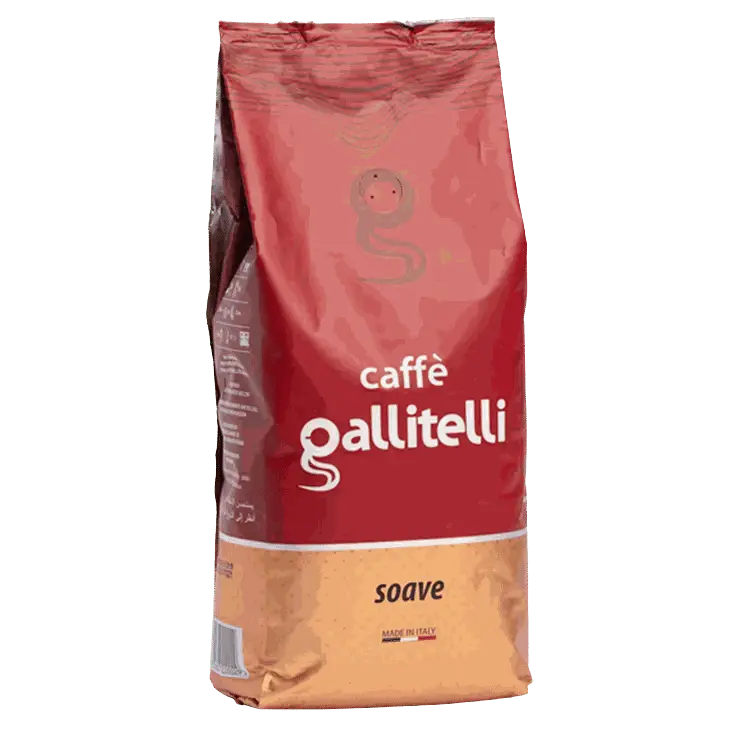Gallitelli SOAVE Espresso Kaffee Bohnen 1 kg – ausgewogene italienische Espressomischung-italienische Feinkost Scarati