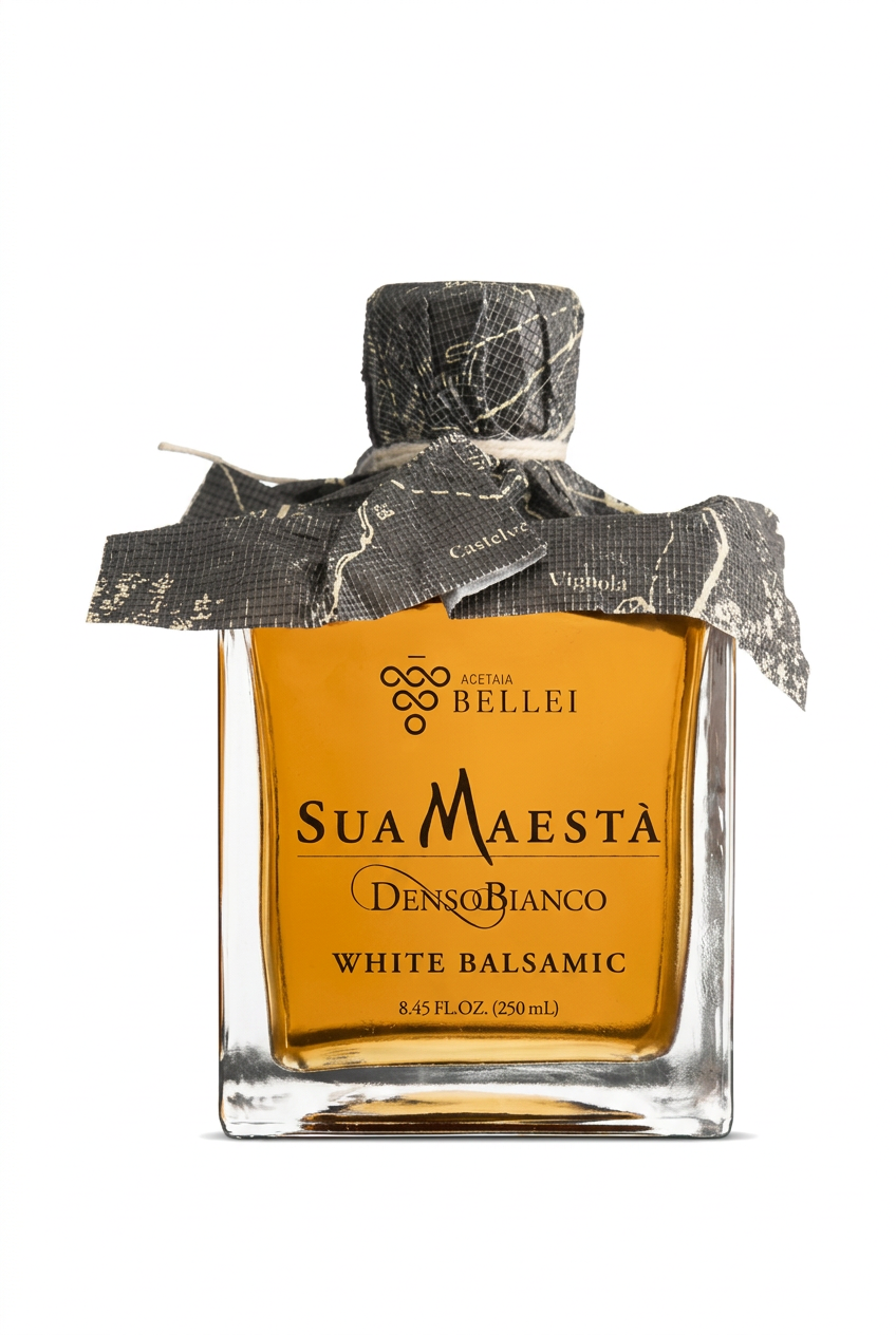 Bellei Sua Maestà Denso Bianco – Weißer Balsamico Condimento 0,25 l Acetaia Bellei